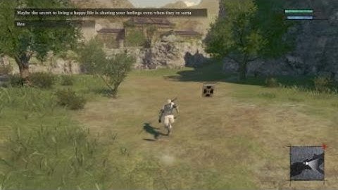 NieR: Replicant: Grimoire Weiss threatening to leave for groceries