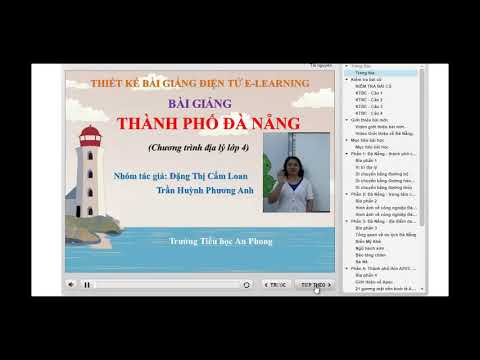 อีรันนิ่ง 2022 New Bài giảng E - Learning | Môn: Địa lí lớp 4 - Thành phố Đà Nẵng