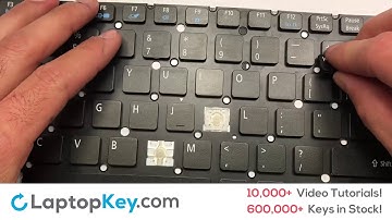 Keyboard Key Repair Guide | Acer Aspire V5 | Install Repair Fix