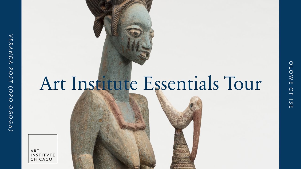 Olowe of Ise's Veranda Post | Art Institute Essentials Tour