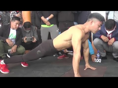 Watch: Manipur Youth's Guinness World Record Of 109 Push-Ups In A Minute - NDTV