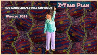 2-year teaser movie for Wholeo 2024
The 2-year plan for Carolings final artwork asks, Who is she? and What is Wholeo 2024 about? Three years ago I stopped weekly publishing of wholeo.net and gave myself five years to make one big movie. The themes are Follow the Sand, How to Wholeo, A Button Vision, Expanding Consciousness, and See with Eyes Closed?. 2-year teaser movie for Wholeo 2024
