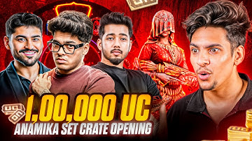 Jonathan vs Scout 🔥Anamika Spin Crate Opening | 100000 UC crate opening in BGMI