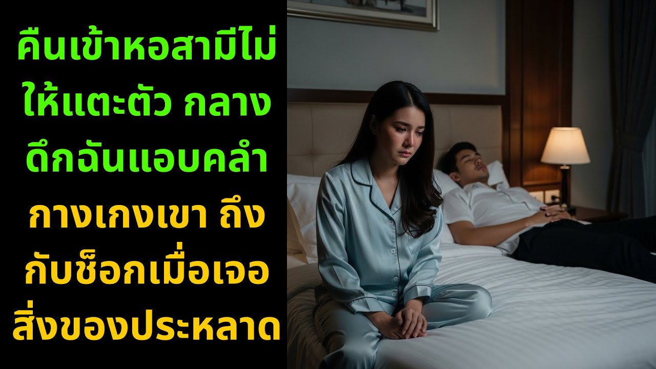 คืนเข้าหอสามีไม่ให้แตะตัว! พอค้นกระเป๋ากางเกงกลางดึก เจอสิ่งนี้ชีวิตพัง 😱💔