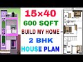 15x40 house plan  600 sqft 2 bhk house plan  home design with interior  bmhhouseplan shorts