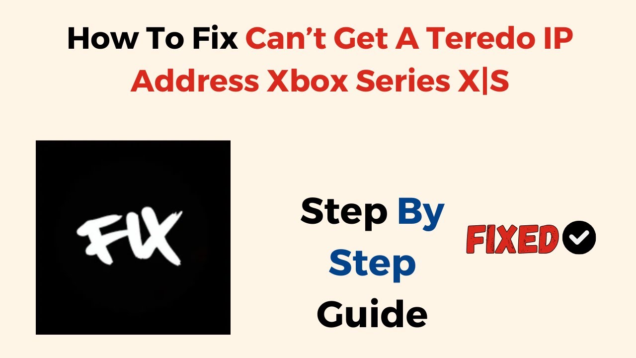 How to Fix Teredo Ip Address Xbox Series X  