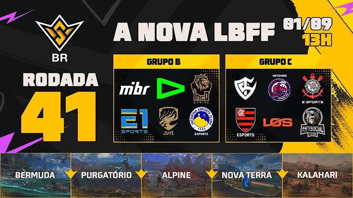 A NOVA LBFF🚨FFWS BR 🏆RODADA 41 - GRUPOS B e C | LBFF 🚨 #FREEFIRE