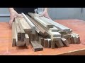 Creative Woodworking Project Using Scrap Wood // Coffee Table Masterpiece Created By Young Craftsman