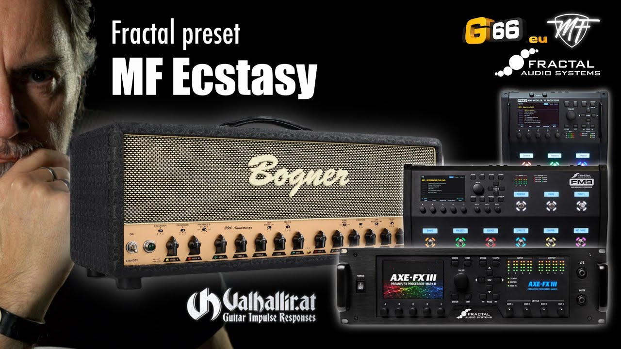 Fractal Preset MF Ecstasy- Ecstasy Bogner Ecstasy - Red/Blue/Modern Channel - IR by ValHallir camo
