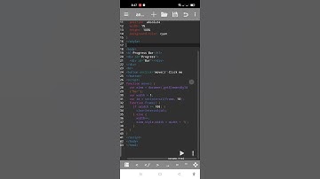 Progress Bar Program using HTML & CSS