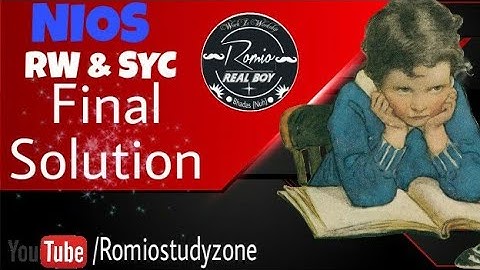 NIOS class 10th/12th result 2019 RW or SYC problem last  solution आर डब्लू syc समाधान
