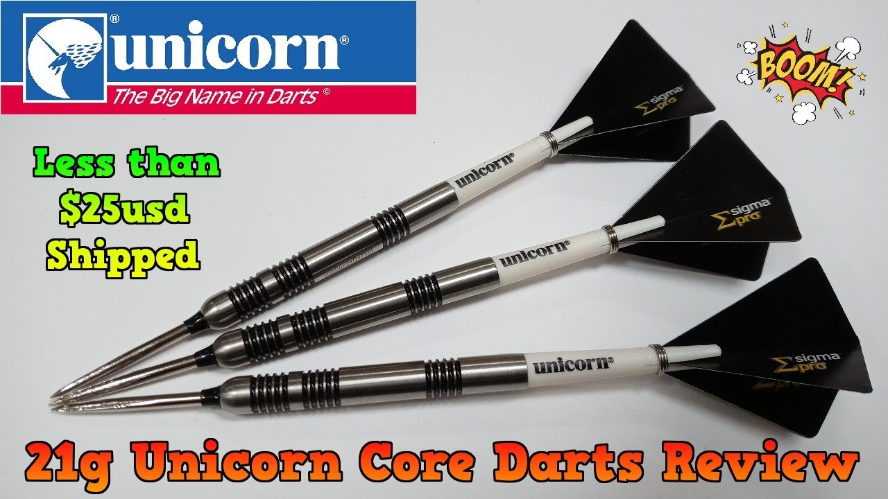 Gylden I øvrigt kapillærer Unicorn 21g Core Tungsten Darts Review - Super Affordable! - YouTube