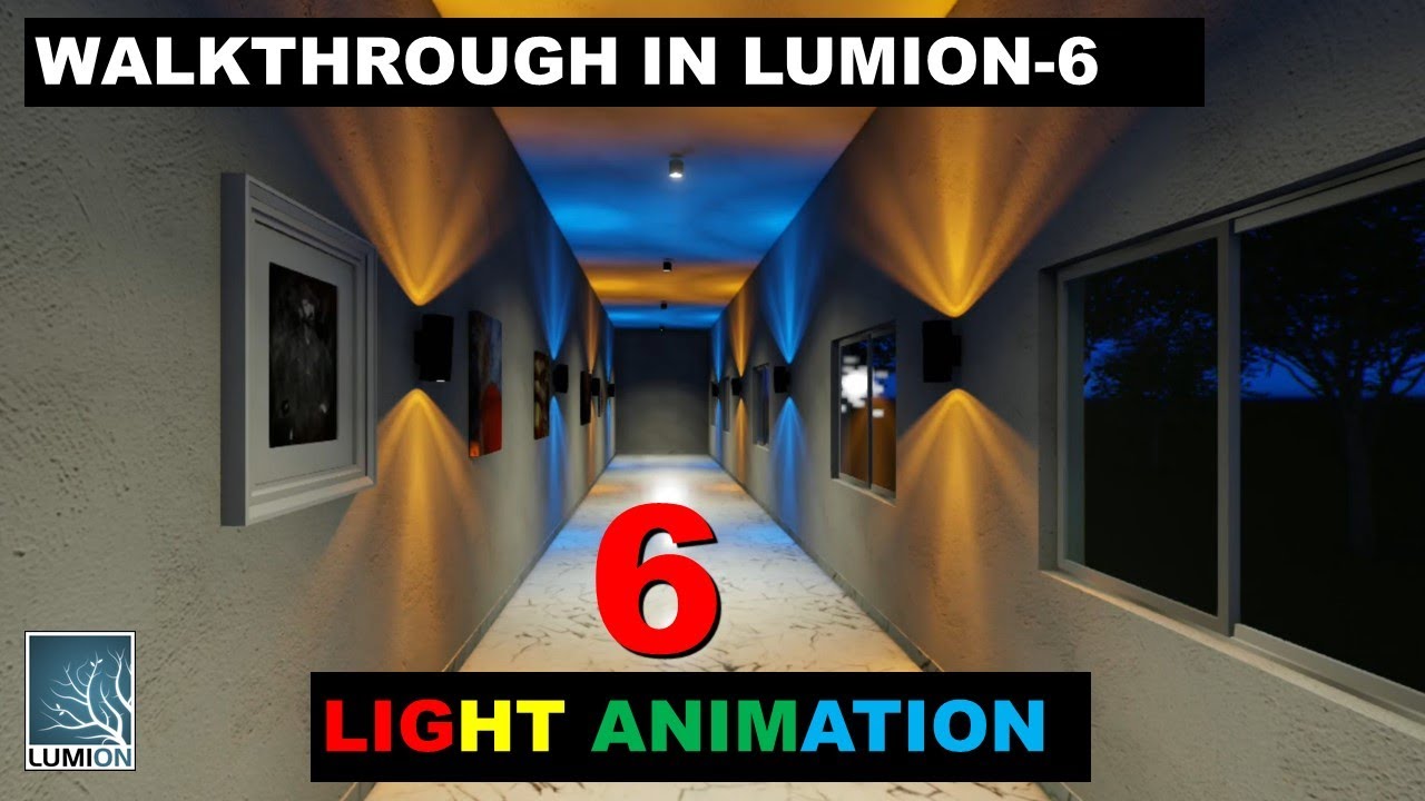 How to make RGB LIGHT ANIMATION in LUMION | Lumion Walkthrough – 6 || DV  Studio - YouTube