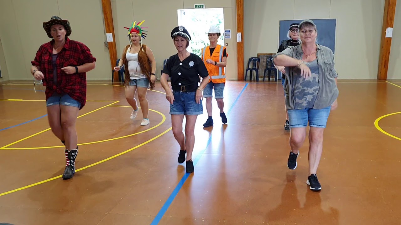 Country Heartbeat line dance competition YouTube