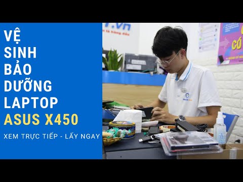 Vệ sinh bảo dưỡng Laptop Asus X450 cực nhanh | Foci