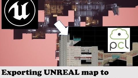 Generation of colored pointcloud (XYZRGBD) from Unreal asset (using meshlab)