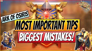 Most Important TIPS and MISTAKES TO AVOID in ARK OF OSIRIS in 2020 | Rise of Kingdoms screenshot 3