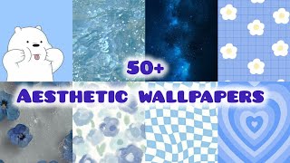 50+ aesthetic blue wallpapers | Aesthetic and cute wallpapers| 💙 screenshot 2