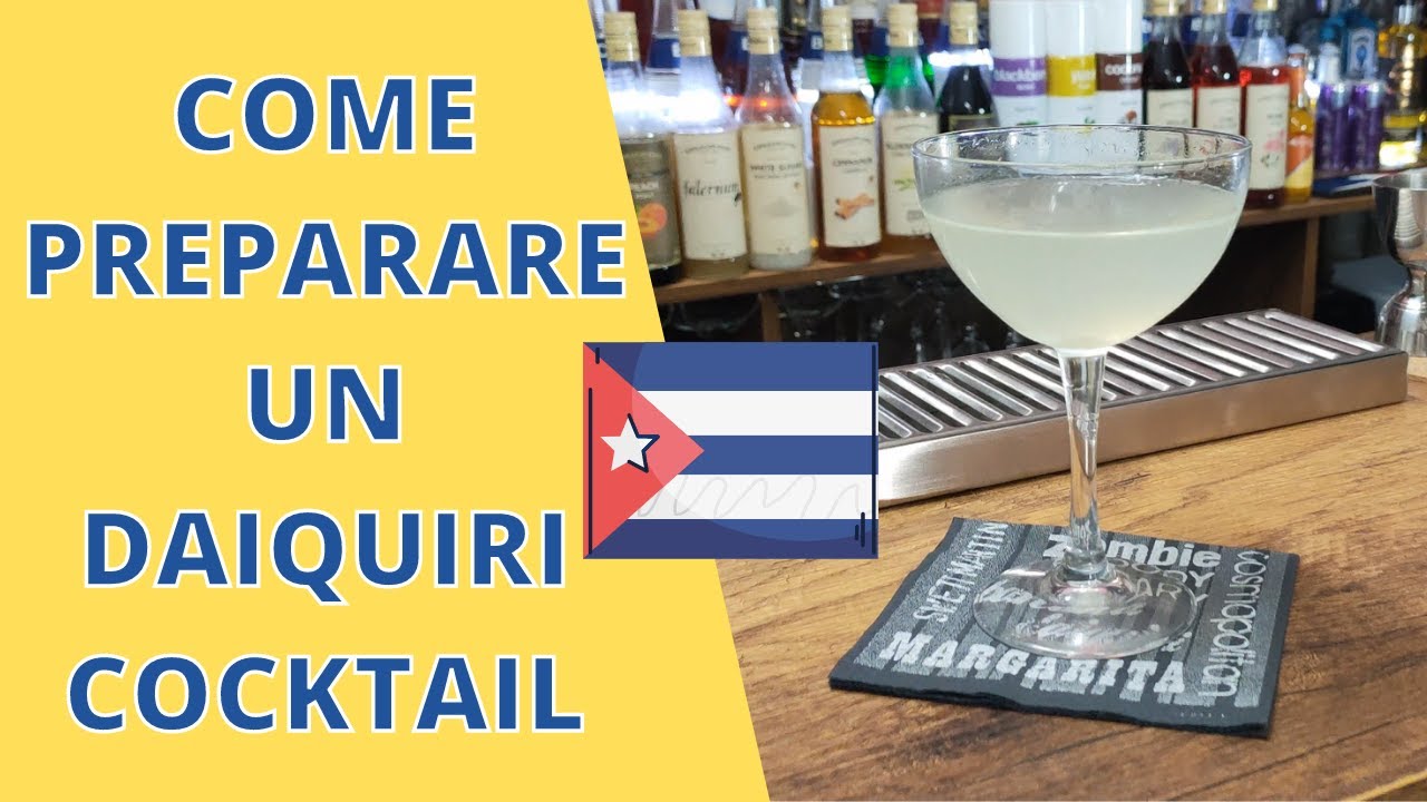 Come preparare un Daiquiri Cocktail IBA Storia e Ingredienti YouTube
