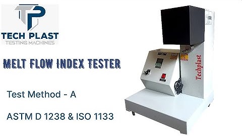 Melt Flow Index Tester | ASTM D1238 and ISO. 1133 | MFI Manufacturer | Techplast Testing Machines