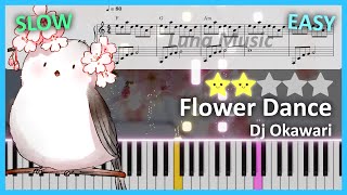 Flower Dance 🌸 (Easy Piano Sheet) - DJ Okawari