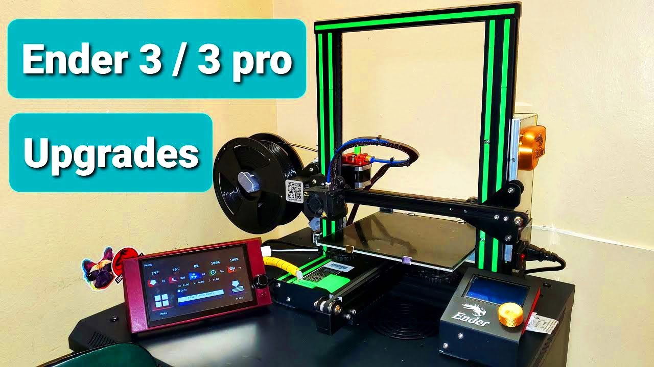 Creality Ender 3 and 3 Pro Upgrades - YouTube