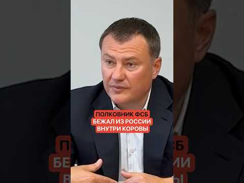 Это как вообще?! Полковник ФСБ бежал из России внутри коровы