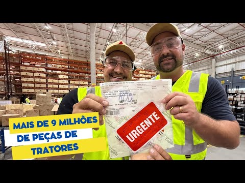Visitei o estoque de pecas da AGCO. Mais de 9 milhões de pecas de Massey, Valtra e Fendt.