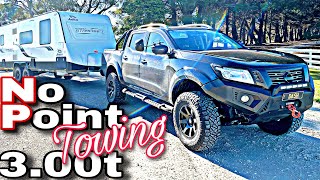 Should a NP300 Navara Tow A 3 Ton Van?