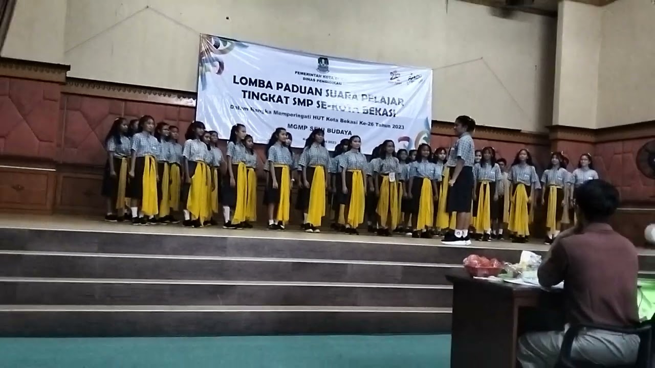 Lomba Paduan Suara Se Kota Bekasi ( SMP Perguruan Advent XIV Bekasi ) 1 Maret 2023