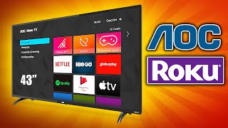 AOC Roku TV 43'': A Melhor Smart TV Boa e Barata Atualmente! (Unboxing e Review)