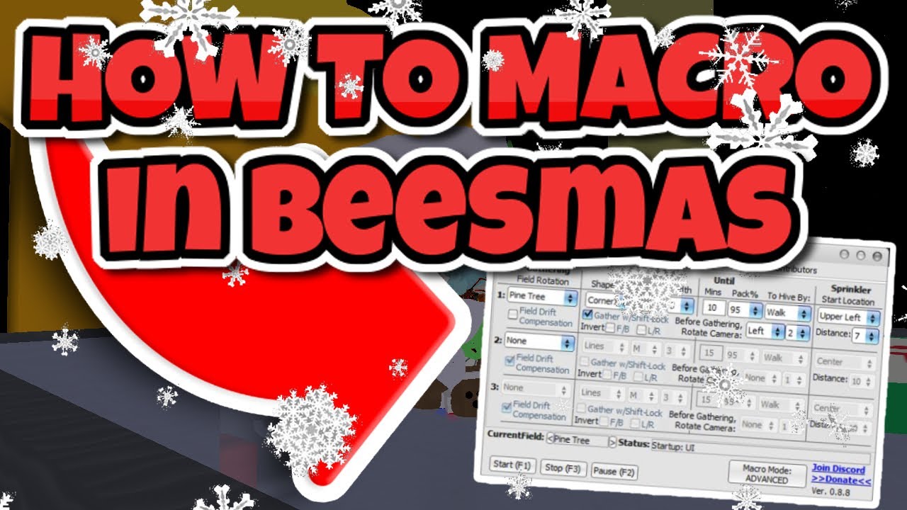 How to Macro on Bee Swarm Simulator! *500B Honey Per Day* 
