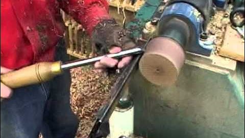 Lyle on Preparing a Glue Block for Woodturning