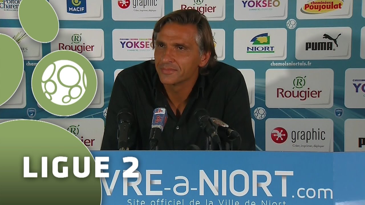 Conférence de presse Chamois Niortais - Stade Lavallois (0-1) - 2015/2016