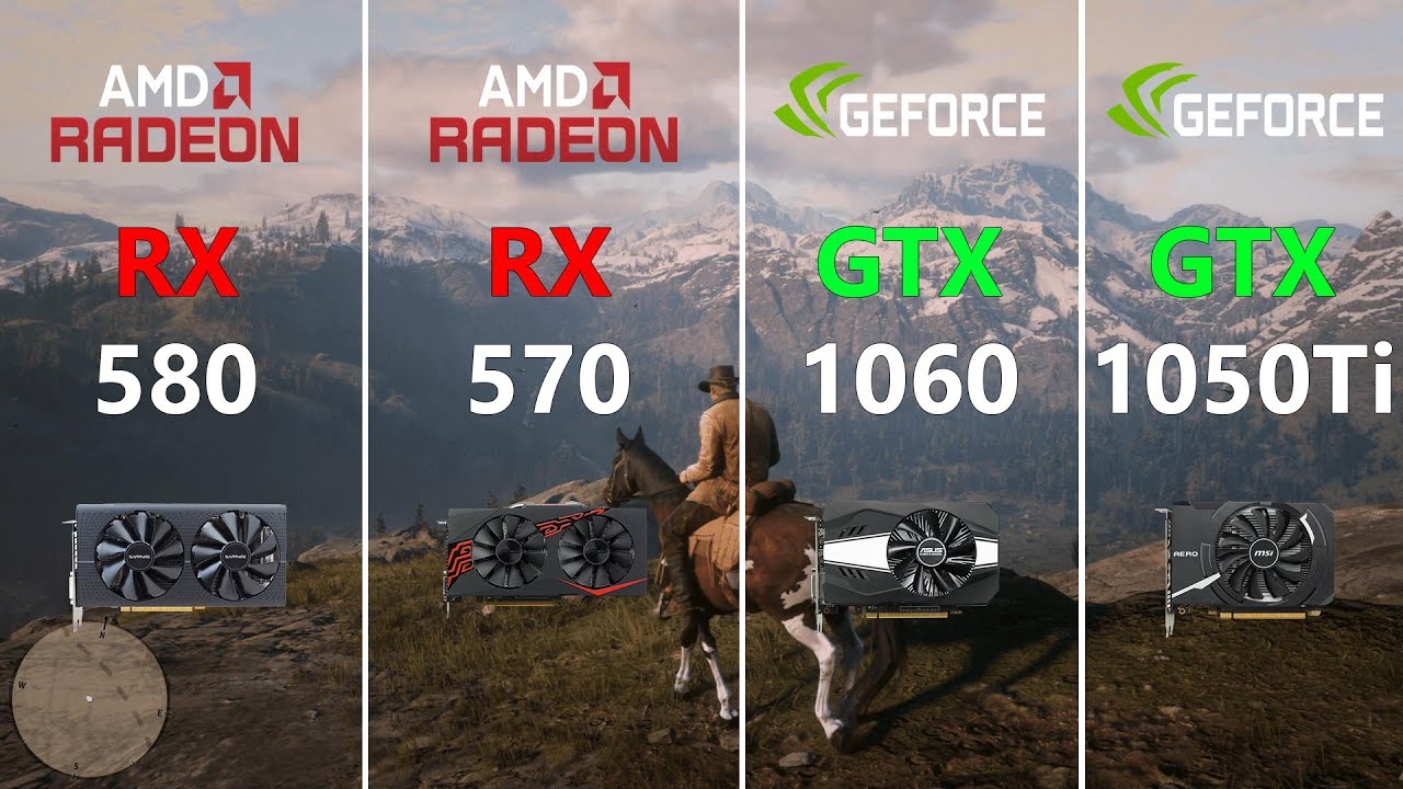 RX 580 vs 570 vs GTX 1060 vs GTX 1050 Ti Test 9 -
