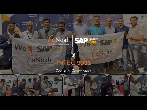 eNoah at INTEC 2022, Codissia, Coimbatore - video from eNoah