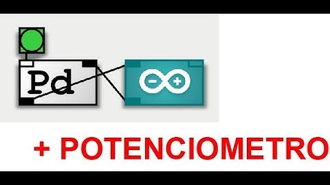 PureData + Arduino conexión potenciometro + led