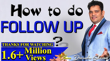 FOLLOW UP कैसे करे : Important Tips || Network Marketing || by Devendra sharma