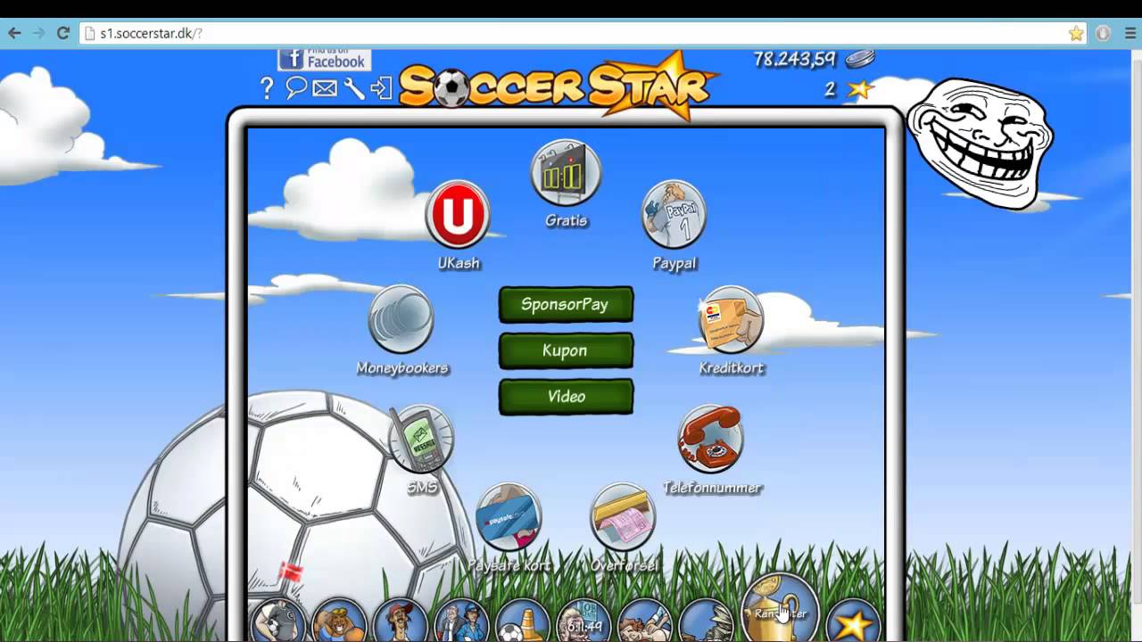 SoccerStar! I How to get Stars I /No Cheat I DANSK I 