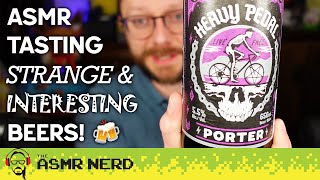 ASMR Taste Test ft. Interesting Brews & Strangely Satisfying Beer Sounds! 🍻 [soft spoken, relaxing] screenshot 2