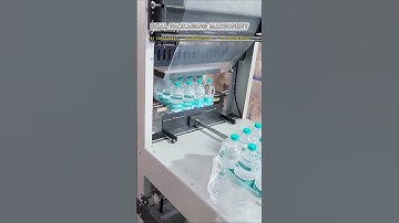 Mineral Water group shrink packing | shrink wrap machine