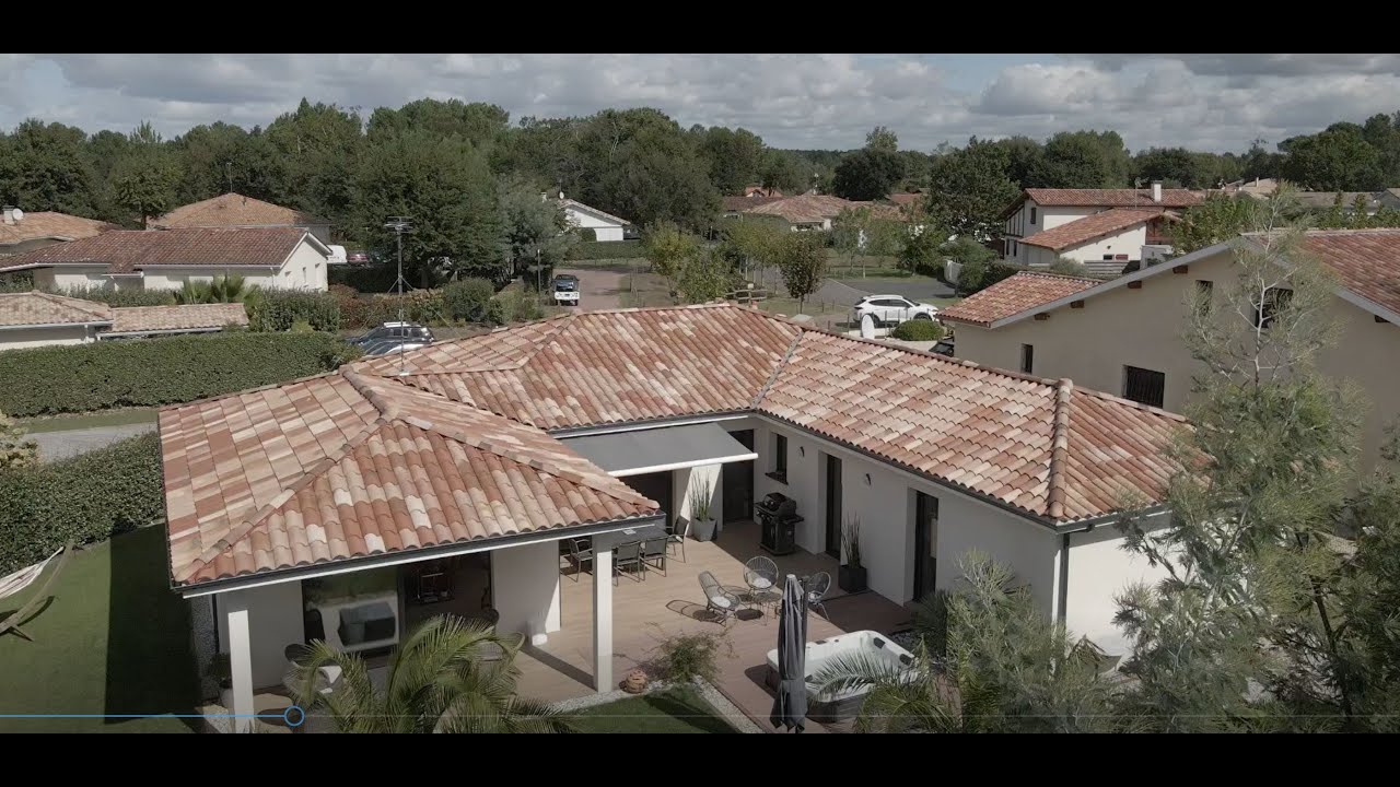 Maison moderne à Moliets avec Maisons d'en France