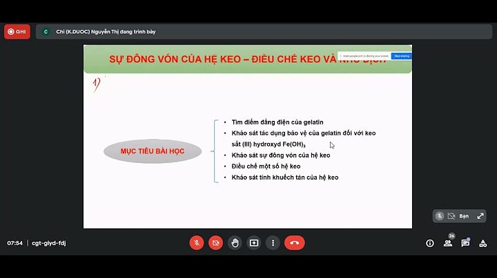 Có những phương pháp điều chế hệ keo nào