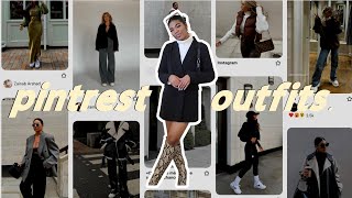 RECREATING PINTEREST OUTFITS 2022 WINTER EDITION winter lookbook 2022 winter outfits 2022