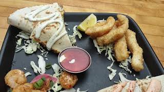 Delicious Appetizer Sampler at 'Down the Hatch' Restaurant in Lahaina town of MAUI, Hawaii