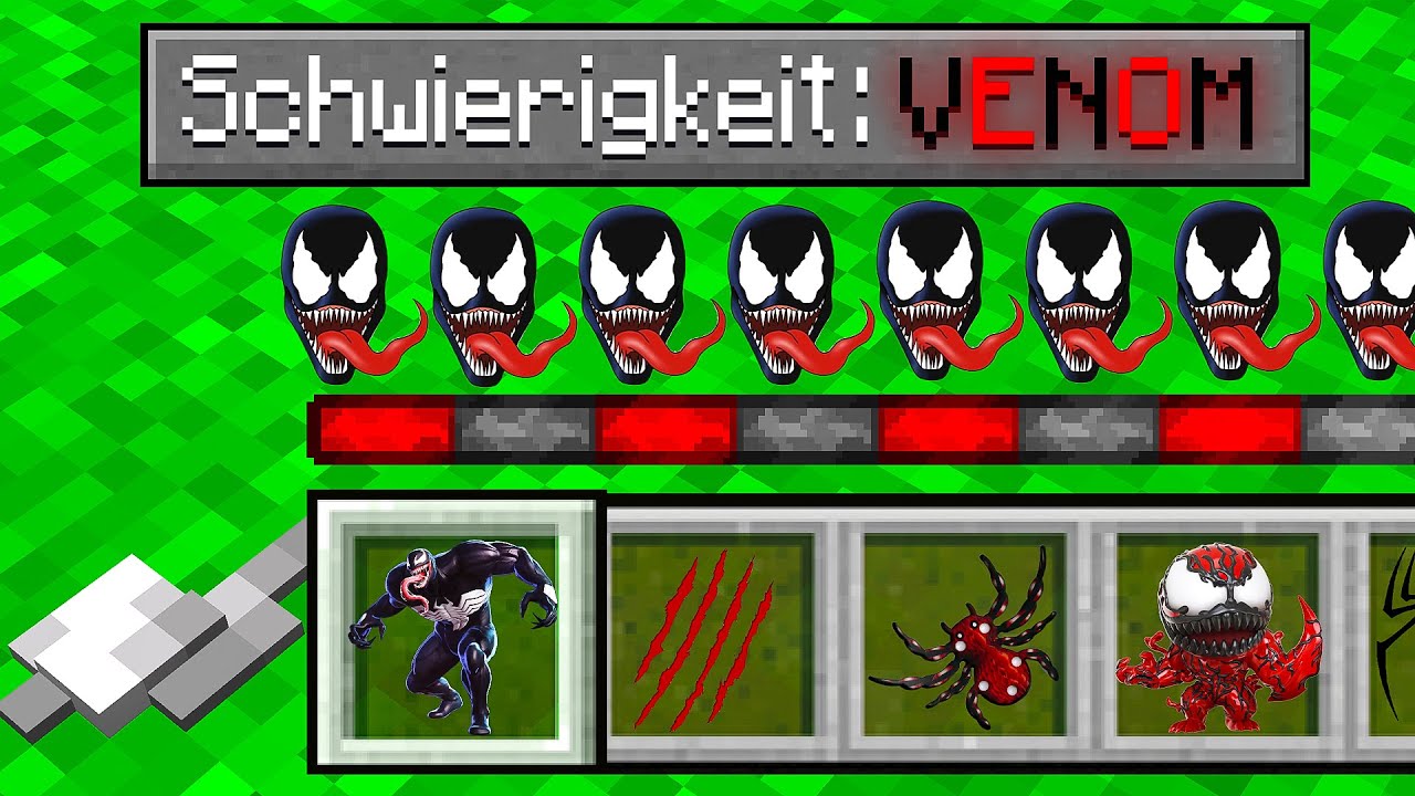 CENTEX vs. VENOM SCHWIERIGKEIT in Minecraft! - YouTube