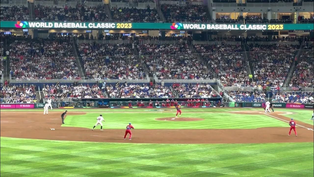 Pete Alonso’s RBI single WBC USA vs Cuba YouTube