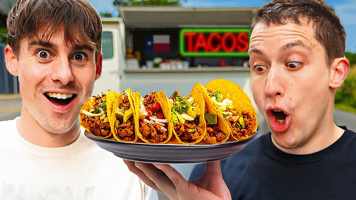 Two Brits try Michelin Street Tacos!