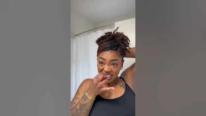 No Retwist Loc Style 🌸 #locjourney #locs #starterlocs #locstyles