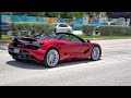 CRAZIEST McLaren 720S Spider in Miami - INSANE LOUD ACTION  Acceleration Exhaust Crackles Pops